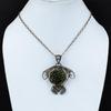 Moldavite Pendant Copper Wire Wrapped Pendant Gemstone Copper Jewelry Tortoise Pendant Handmade Wire Wrapped Jewelry Special Occasion Gift