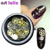1 Box Ultra Thin Nail Art Decorations Gear Metal Flakes Ornament Manicure Studs Nail Accessories