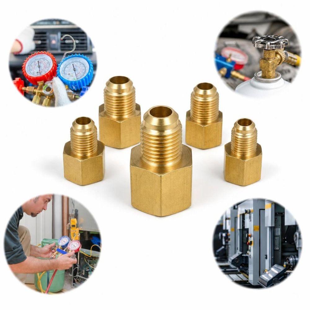 1/4 3/8 1/2 3/4 Inch Reducer Fitting Female To Male AC Coupler Adapeter Refrigerant Joint