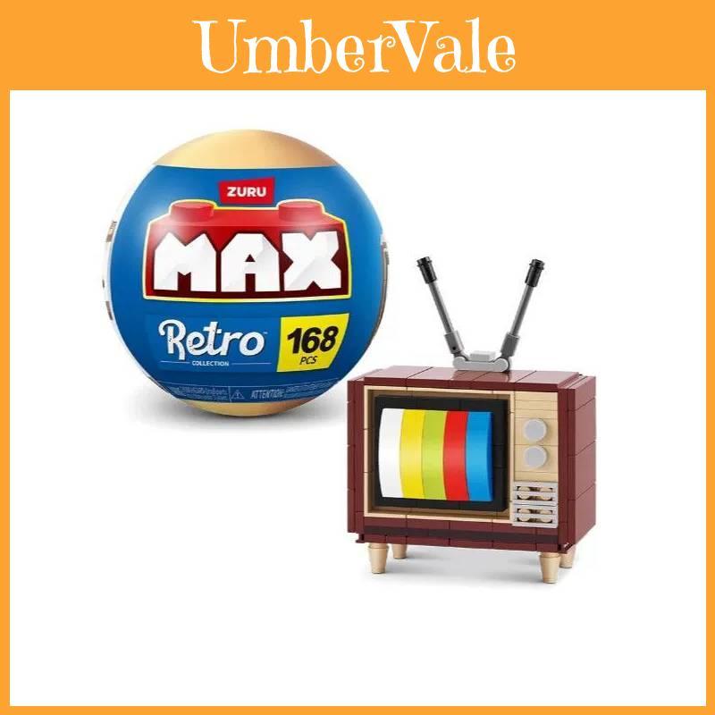 Max Retro Series Modular Building Ball With Assembly Fun And Surprise Ornament For Teens