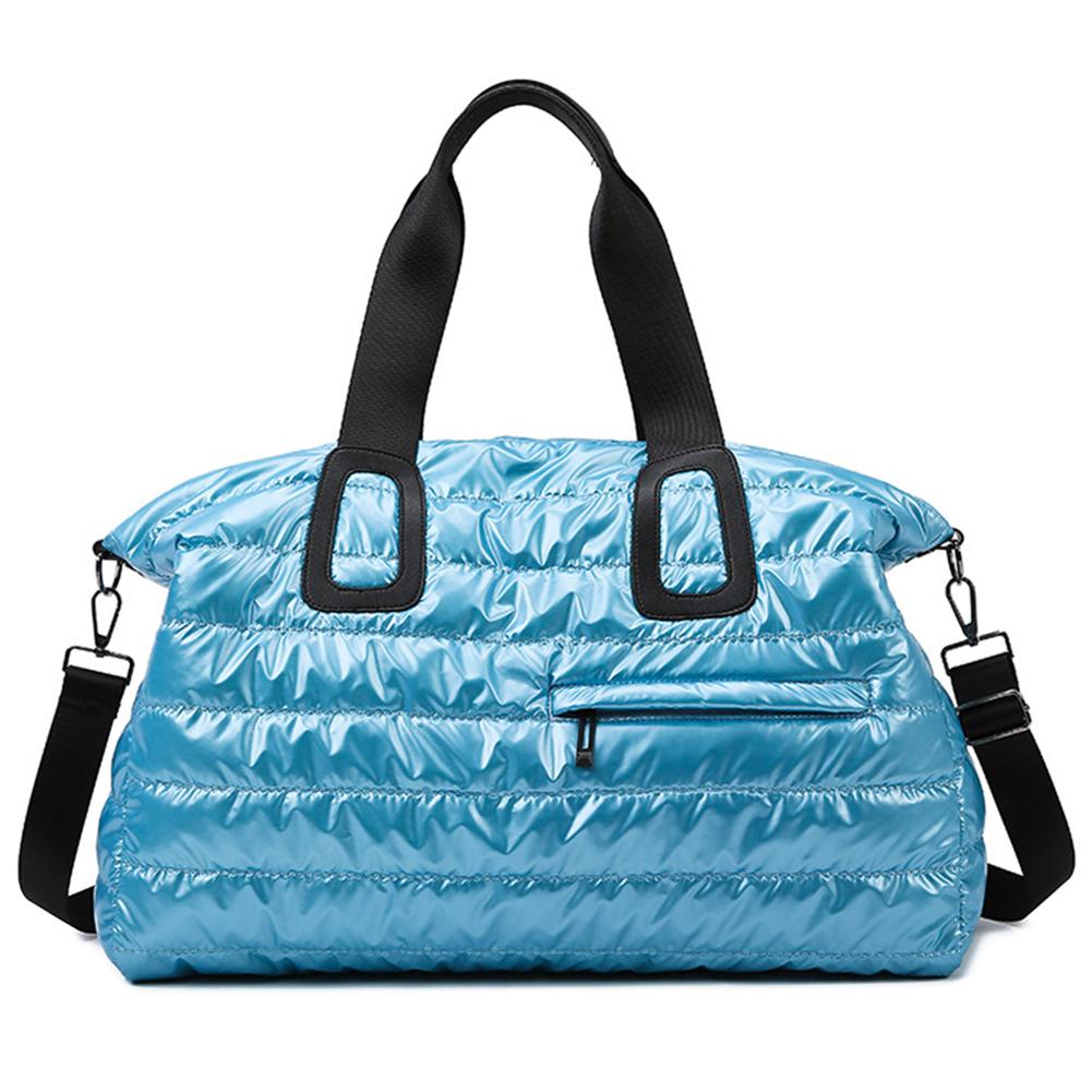 Большая вместительная стеганая спортивная сумка с отделением для влажного и сухого отделения, многофункциональная нейлоновая сумка-мессенджер, водонепроницаемые сумки с ручками сверху