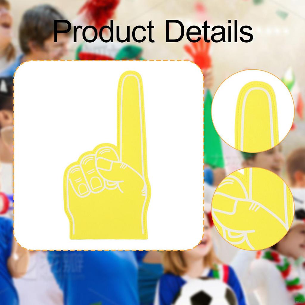 Гигантский поролоновый палец реквизит чирлидинг смешной аксессуар спортивного болельщика перчатка-рука для