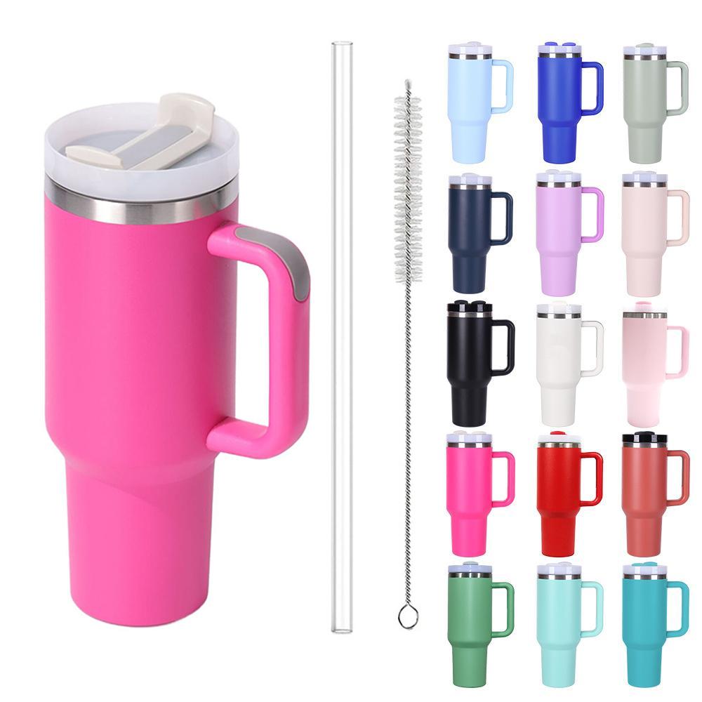 2.0 Stan Cup Stainless Steel Travel Cup Custom Logo Coating Insulated 40 Oz Thermal Mug 40oz Tumbler With Handle