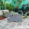 Independent Station Cross-border Garden Art Craft Ornaments: Dog & Cat Flower Pot and Planter