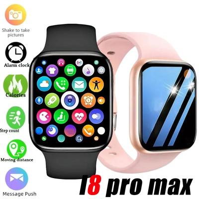 Умные часы I8 Pro Max для мужчин и женщин, с Bluetooth-вызовом, экраном, калькулятором, напоминаниями, спортивные, с монитором сердечного ритма