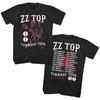 ZZ Top Devil Tonnage Tour 2017 Сатана Футболка Рок-группа Альбом Концертный Мерч Мужская и Женская Одинаковая Футболка с Круглым Вырезом из Чистого Хлопка