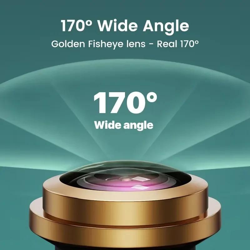 Rear View Backup Camera AHD 1080P 170° Fisheye Golden Lens Full HD Night Vision Vehicle Reversing Backup Front Reversing Cam