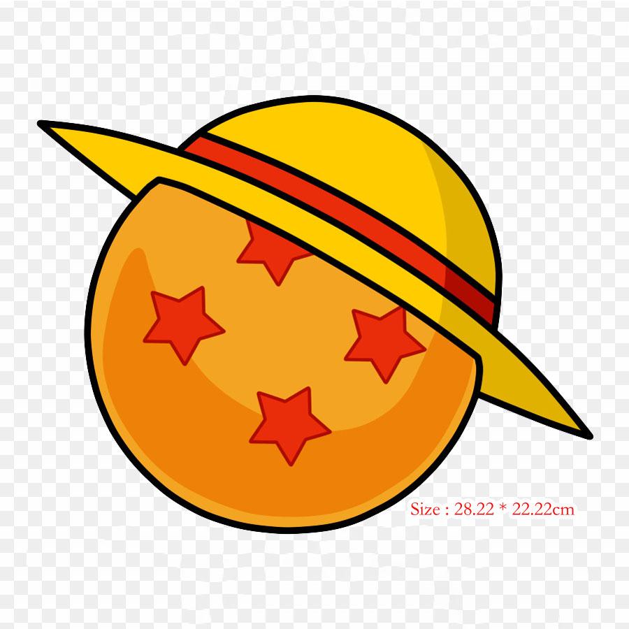 Patches For Clothes Bag Iron On Thermal Stickers Dragon Ball Oc Goku Frieza Pattern Washable Heat Transfer