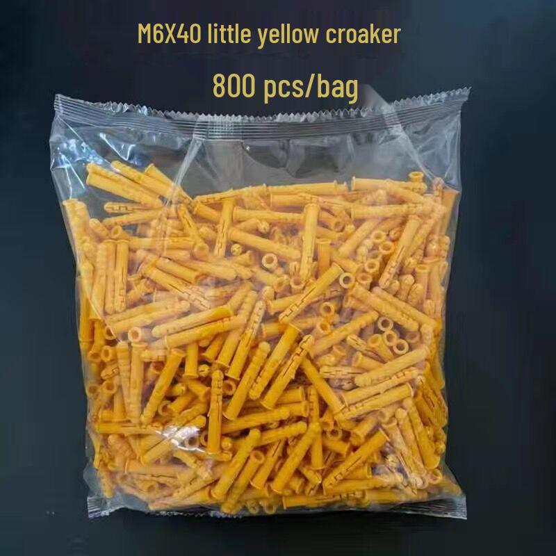 Пластиковые распорные дюбели M6 и настенные пробки для саморезов (6 мм и 8 мм)