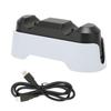 For PS5 Controller Charging Station Controller Dual Charging Dock for PS5 with LED Indicator White