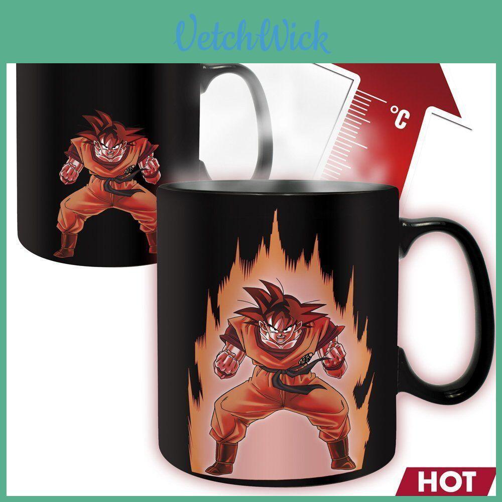 Керамическая кружка Dragon Ball Goku, меняющая цвет, для подарка и домашнего использования