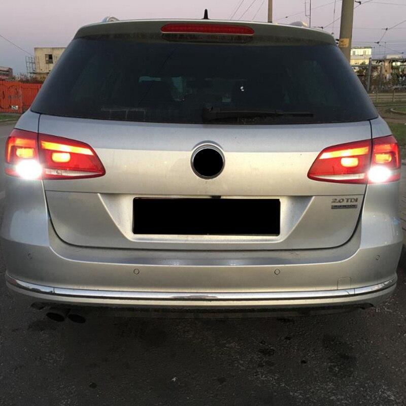 Для VW Passat B7 2 шт./лот CANbus без ошибок 2 шт./лот светодиодный резервный фонарь заднего хода