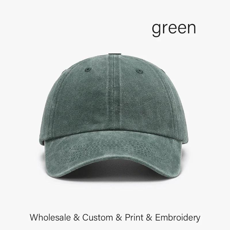 SLECKTON Custom Cap Logo Embroidery Retro Baseball Cap для мужчин и женщин DIY Design Letter Hat Customize Graphic Print Wholesale