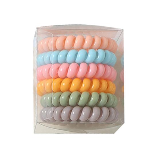 Мягкая гибкая резинка для волос для девочек, полезная весенняя резинка для волос с хвостиком