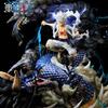 Hot Sell 23cm New Pirate King Handmade Nica Lufei Vs Longkaiduo Statue Anime Model Tide Play Ornament Handmade Holiday Gift