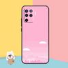 Пастельно-розовый чехол для OPPO Find X5 X3 Lite Pro A15 A16 A52 A72 A5 A9 A31 A53 A83 A93 A54 A74 A94.