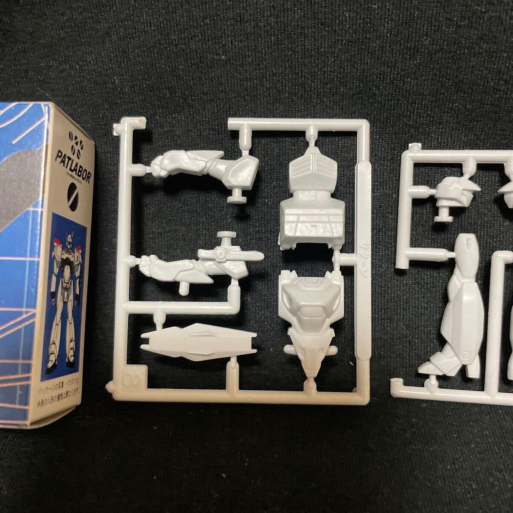 Bandai Mobile Police Patlabor Saturn Fujiya Chocolate Snack Toy Mobile Police PATLABOR Masami Yuki Plastic Model Kit 1/180 (Candy Toy)