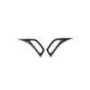 For Jeep Wrangler JL 18-2024 Carbon Fiber Side Fender Air Wing Vent Cover Trim