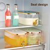 5.3L Fridge Cold Kettle Large Capacity with Faucet Heat And Cold Resistant Leakproof Food Grade Easy Clean Juice Jug for Home
