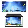 Waterproof Aquarium Background Wall Sticker Pvc Self Adhesive Fish Tank Picture Decoration(61*30cm )
