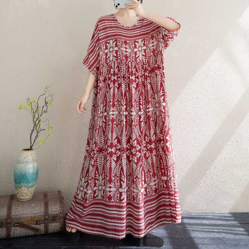 Новое женское свободное платье в стиле бохо