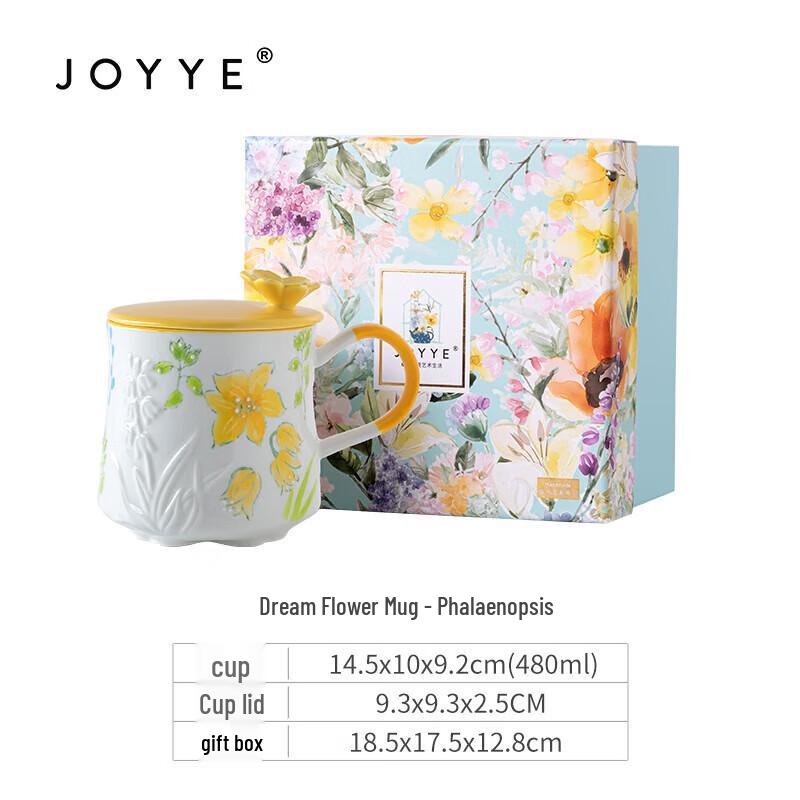 JOYYE Dream Flower Ceramic Mug