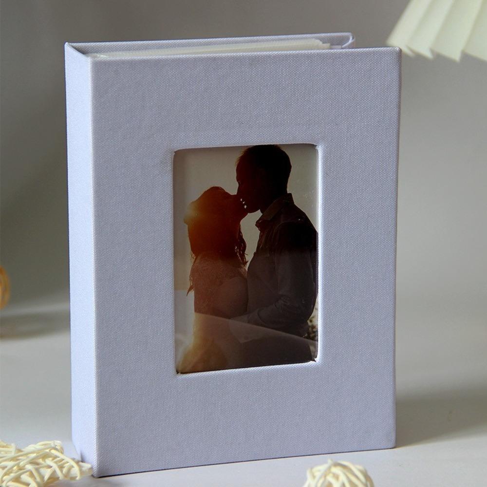 4x6 Photos Small Scrapbook Album Linen Cover Slip-in Picture Albums  Wedding Family Anniversary