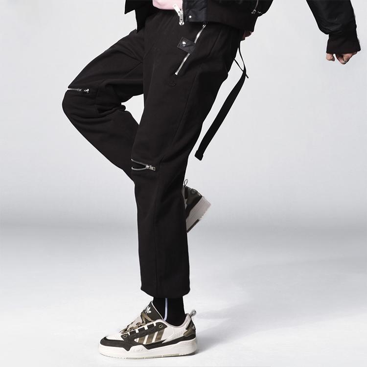 adidas Мужские джоггеры Originals Trefoil Solid, черные, HH9431