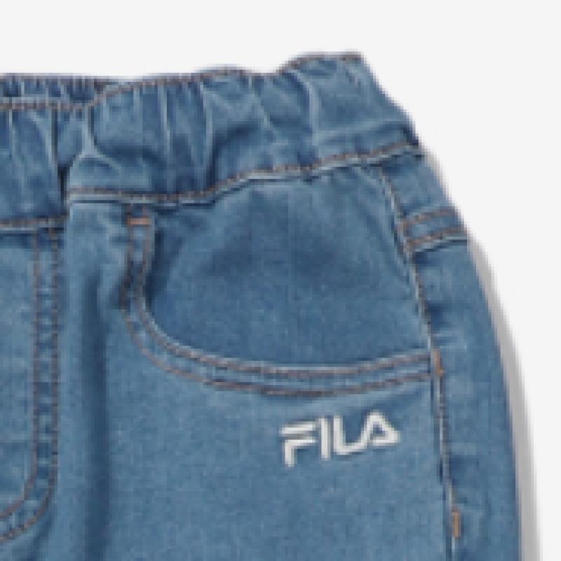 [fila Kids] Denim Regular Fit Pants  Fk2ptf1103x Dem  q0zFk2ptf1103xDem