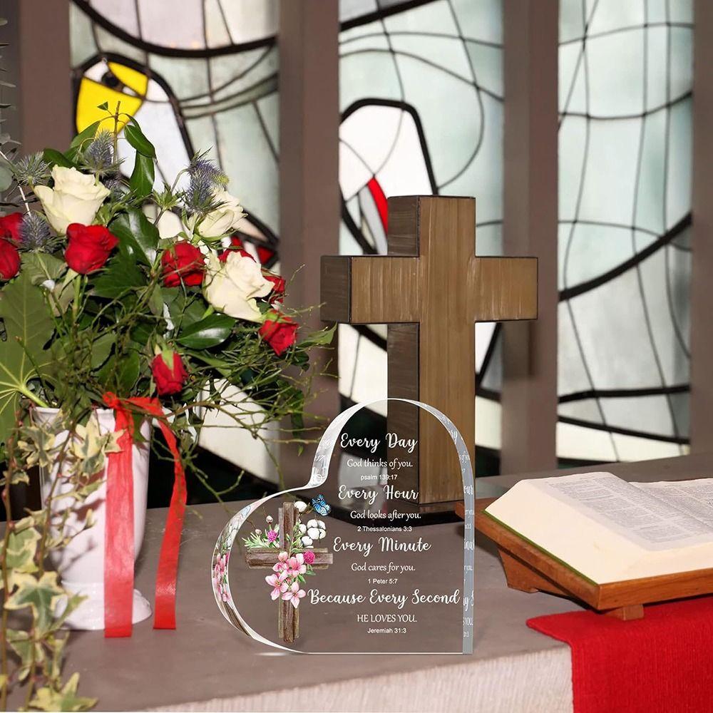 Acrylic Inspirational Gifts Transparent Religious Gifts Fashion Scripture Gifts