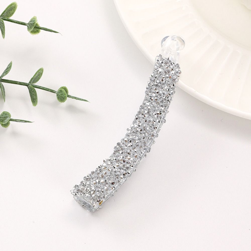 Women Girls Crystal Pearl Hair Claws Cute Sweet Hairpins Fashion Ponytail Holder