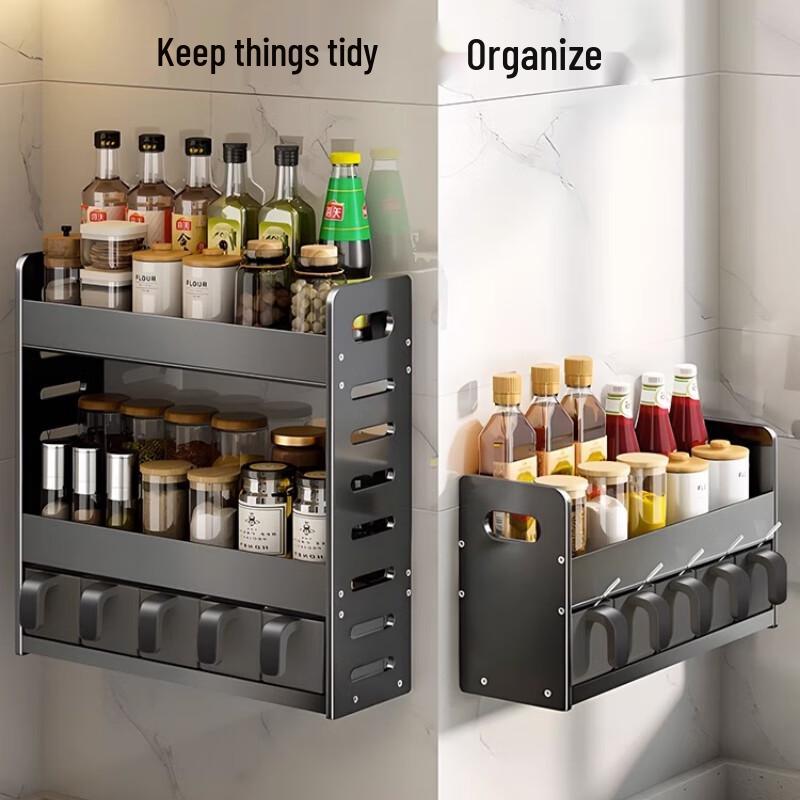 3-Tier Modern Countertop Kitchen Spice Rack