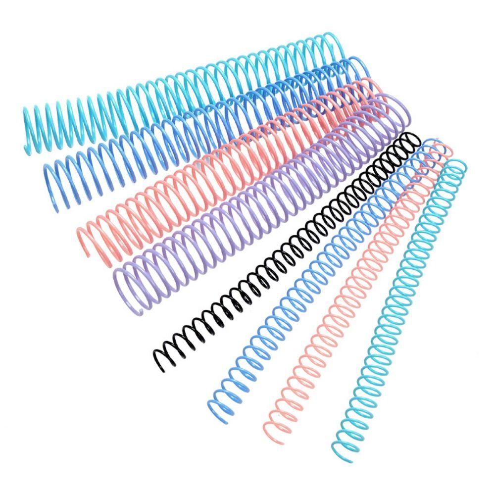 5PCS Plastic Loose-leaf Binding Strip Diameter 16/35MM Binding Rings Binding Supplies