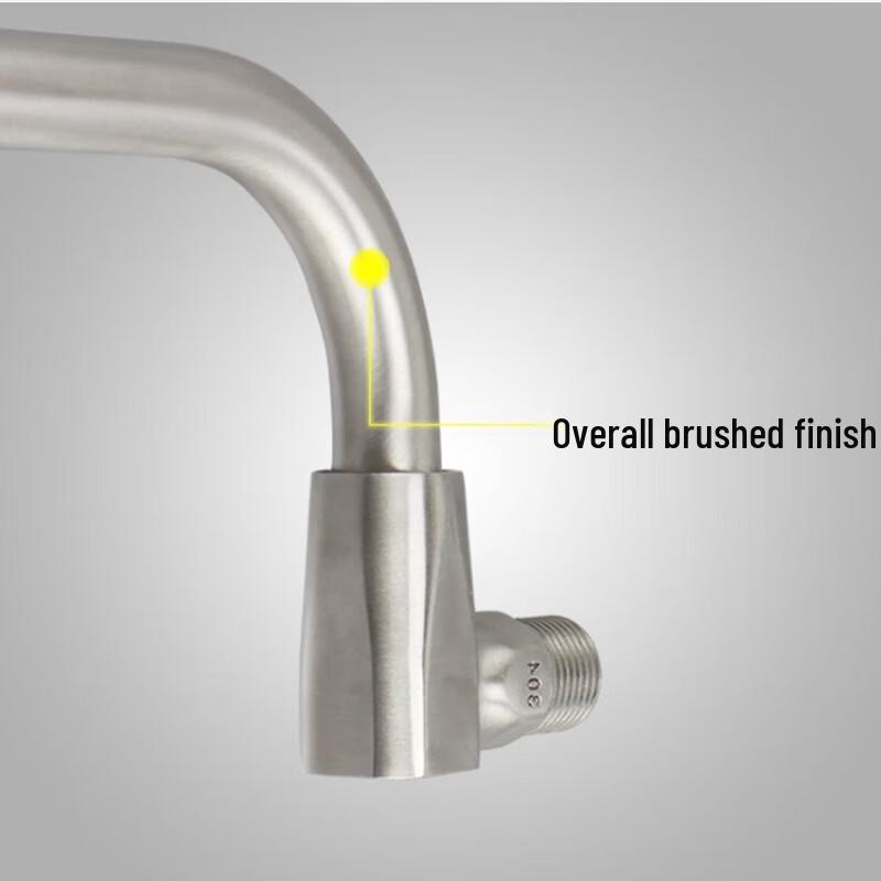 WDOFS Kitchen Wall-Mounted Swing Faucet