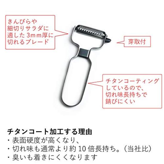 Тонкая черная овощечистка SiTRA,