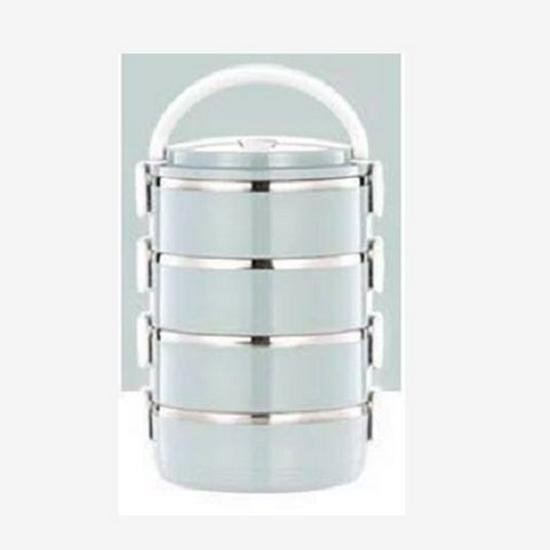 Stainless Steel Insulated Multi-Layer Lunch Box for Students, Dorms, and Offices