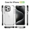 Anti Slip and Anti Drop Phone Case, Transparent Acrylic Cover, TPU Protective Cover for Apple 16promax Phone Case