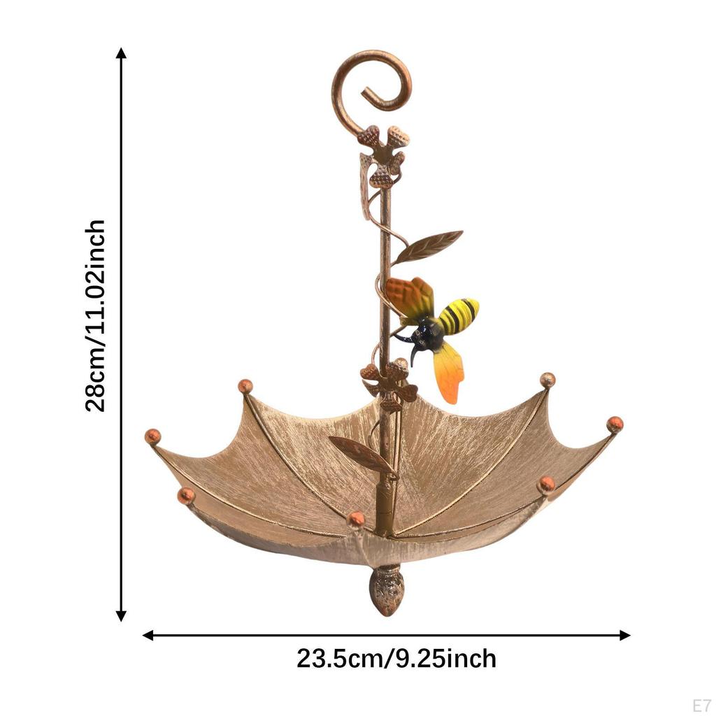 Bird Feeder for Outside ,Hanging Seed Catcher Tray, Umbrella Shape ,Platform Feeder,