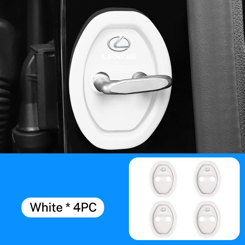AEGHT1 Interior Stickers 7x9cm Silicone Gel Car Door Lock Cover For Lexus ES300 RX330 RX300 GS300 IS250 IS200 CT200h IS300 NX RX LX GX
