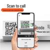 Большая временная парковочная табличка из сплава со скрытым QR-кодом для сканирования WeChat и отображением номера телефона