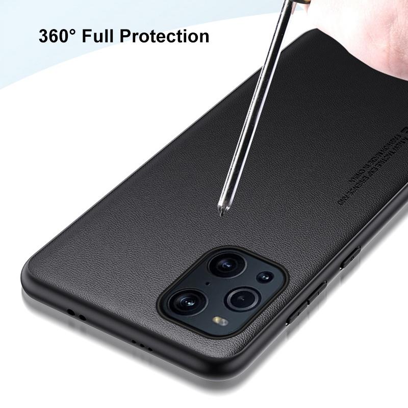 Роскошный чехол из искусственной кожи для OPPO Find X3 Pro, задняя крышка, силиконовый противоударный защитный чехол для телефона для OPPO FindX3 Pro X3Pro 5G