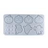 Хэллоуин Призрак Тыква Брелок Силиконовая Форма Полая Форма Шейкер Брелок Изготовление Кристаллов Подвеска Украшение