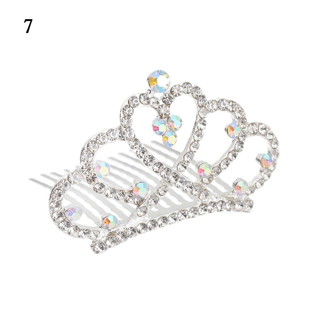 Birthday Present Crystal Party Children's Headwear Rabbit Crown Comb Hairpin
