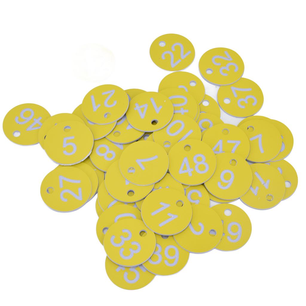 50 шт. бирка для улья из АБС-пластика, круглые таблички с номерами и отверстиями, принадлежности для пчеловодства для скота