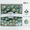 44pcs 3/4/5CM Christmas Ball Set Shatterproof Waterproof Christmas Tree Decoration Pendant Delicate Hanging Ornament