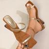 2024 Новые Летние Женские Сандалии Тренд Легкая Обувь Женская Офисная Обувь С Открытым Носком Вечерние Современные Сандалии Обувь для Женщин