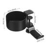 NUOLUX Drink Holder Headphone Stand Desk Cup Holder 360 Degree Rotation Earphone Storage Hook Aluminum Alloy Desk Organizer Multifunctional Cup