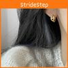 Stylish French Inspired Pig Nose Ear Studs Hypoallergenic Silver Earrings