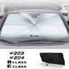 AAUV1 Car sunscreen windshield sunshade for Benz W124 W203 W204 A CLASS B CLASS C CLASS E CLASS S CLASS CLA CLS SL SLC SLK