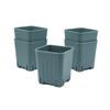 5Pcs Small Square Flowerpot Thickened Flower Succulents Plant Nursery Grow Pot
